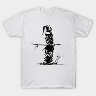 A Lonely Samurai & The Sword T-Shirt